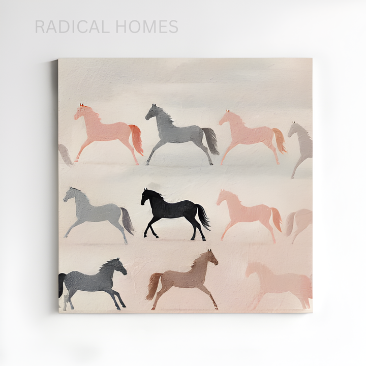 ELORIA Abstract Horse Wall Art - Radical Homes Singapore