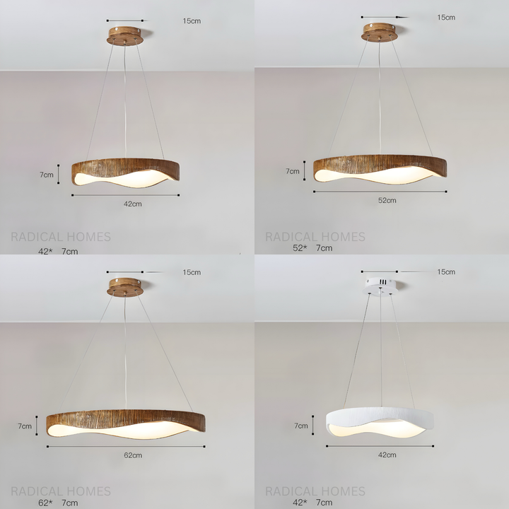 RIPPLE Rustic Ceiling Light