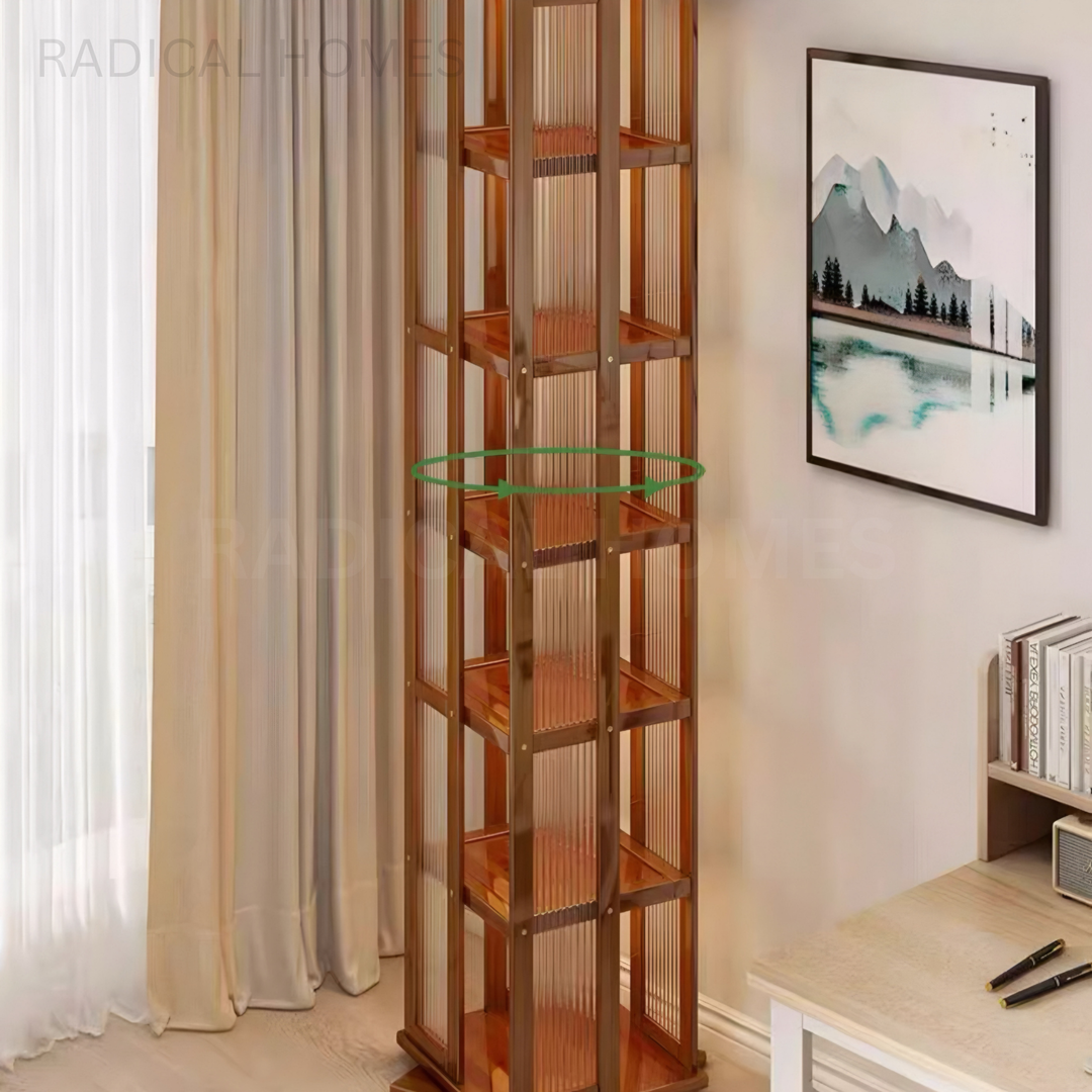 SHERWEEN Modern Rotating Bookshelf - Radical Homes Singapore