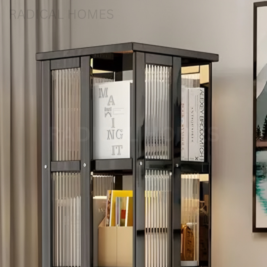 SHERWEEN Modern Rotating Bookshelf - Radical Homes Singapore