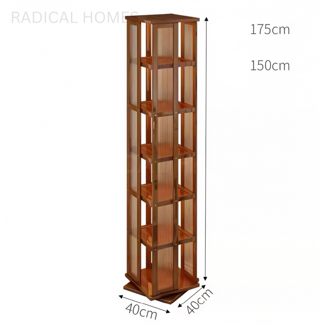 SHERWEEN Modern Rotating Bookshelf - Radical Homes Singapore