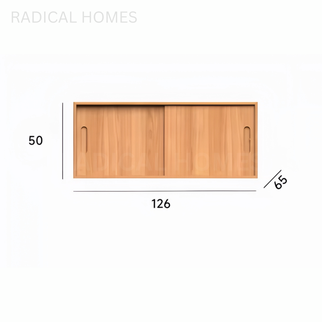 GRACI Japandi Solid Wood Wardrobe - Radical Homes Singapore
