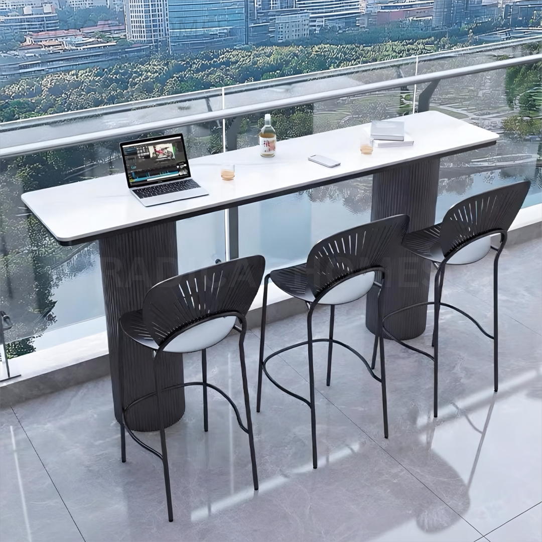 DILLEN Modern Outdoor Sintered Stone Bar Table