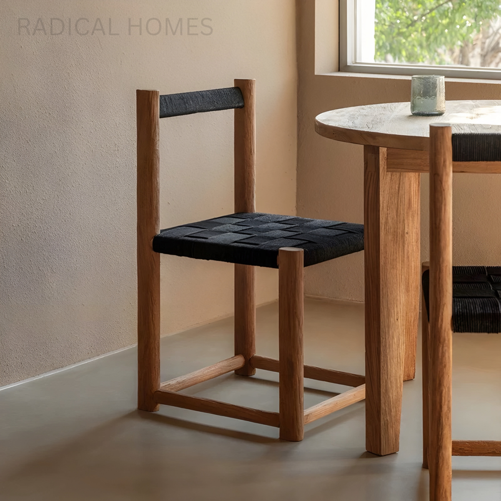 Radical Rustic RENVARO Rustic Solid Wood Dining Chair – Radical Homes
