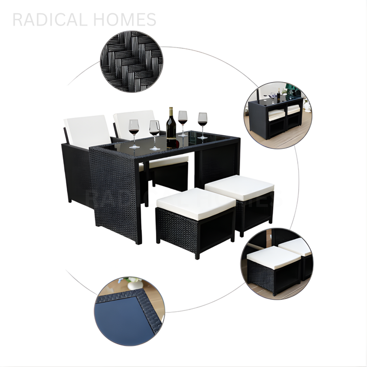 ARSEN Modern Outdoor Table and Chair - Radical Homes Singapore