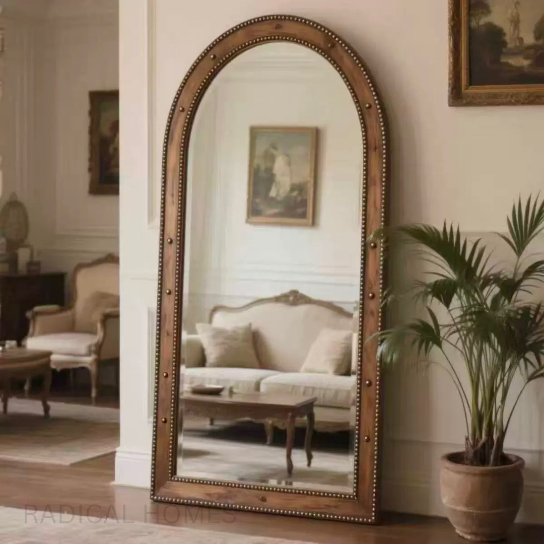 ARVINE Vintage Full Length Arch Mirror - Radical Homes Singapore