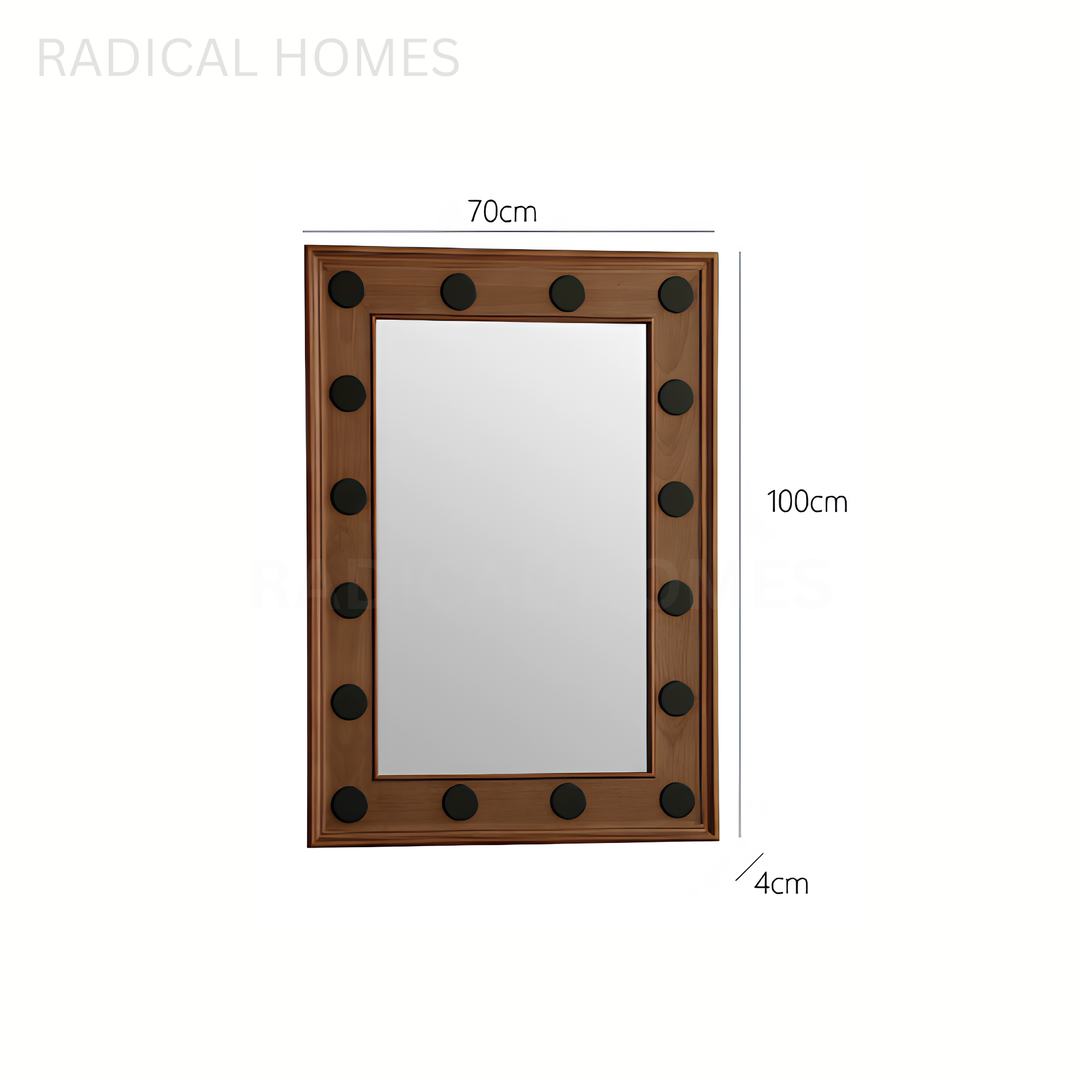 VALEN Aesop Solid Wood Wall Mirror