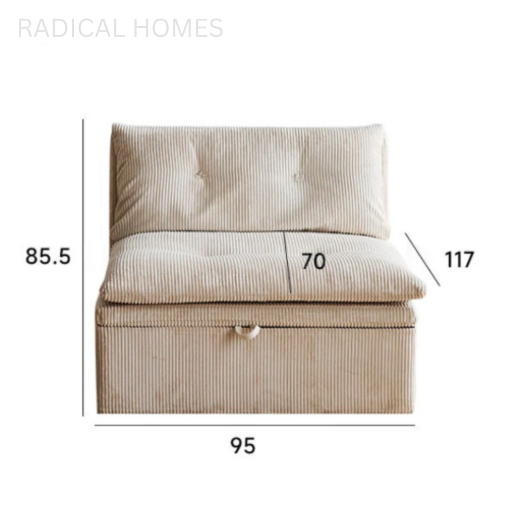 HERSHEY Modern Leather Sofa Bed - Radical Homes Singapore
