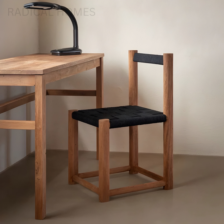 RENVARO Rustic Solid Wood Dining Chair