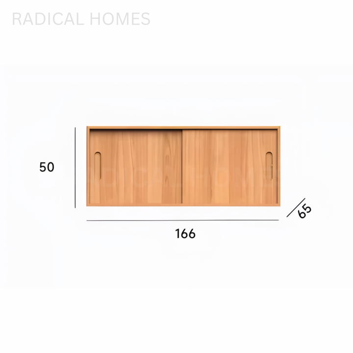 GRACI Japandi Solid Wood Wardrobe - Radical Homes Singapore