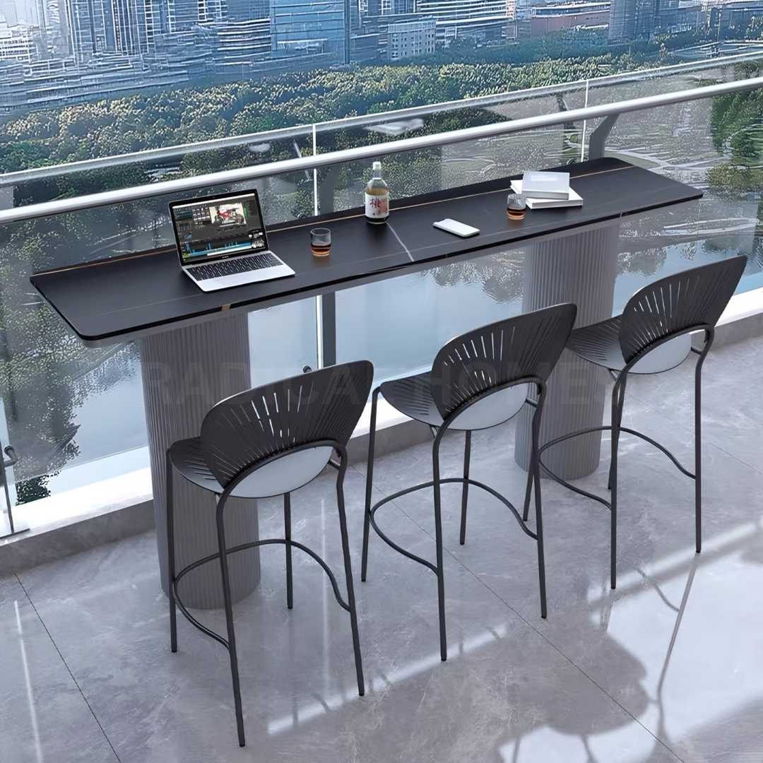 DILLEN Modern Outdoor Sintered Stone Bar Table