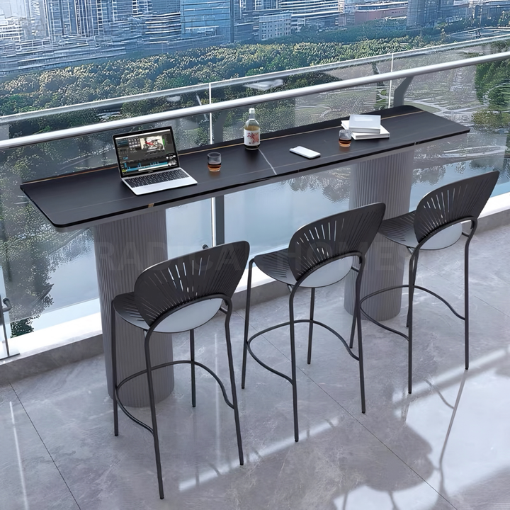 DILLEN Modern Outdoor Sintered Stone Bar Table
