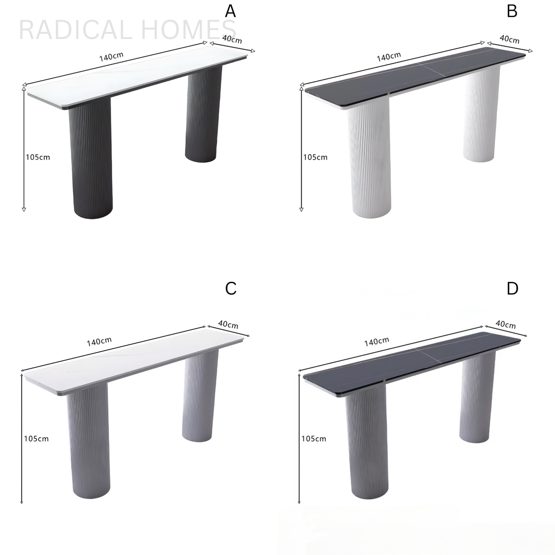 DILLEN Modern Outdoor Sintered Stone Bar Table