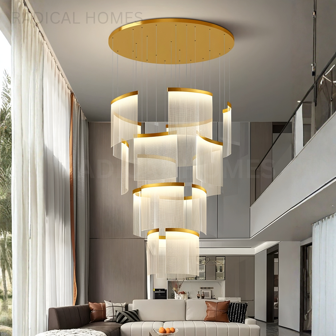 AURELION Modern Grand Chandelier - Radical Homes Singapore