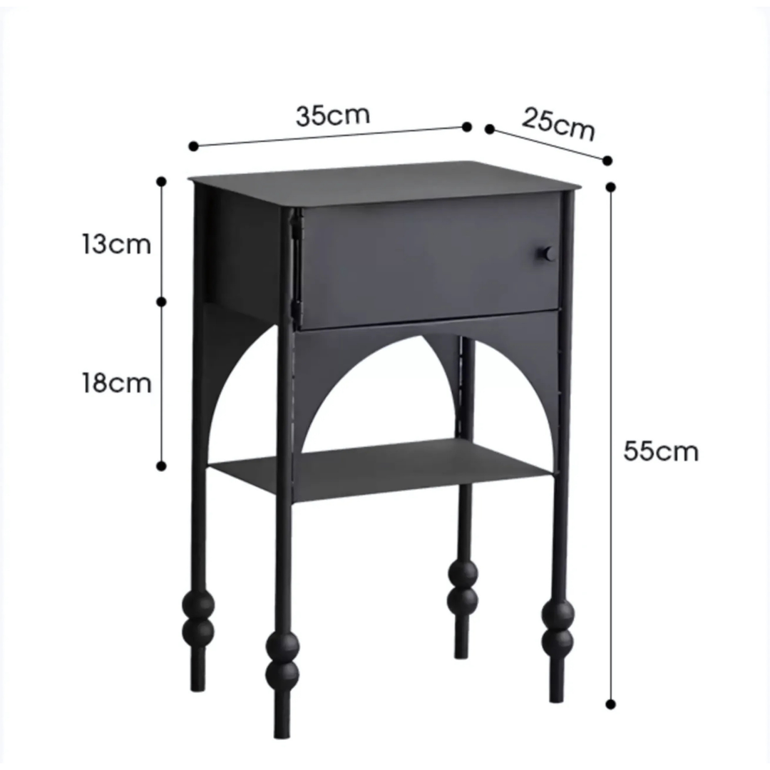 ORSON Rustic Bedside Table