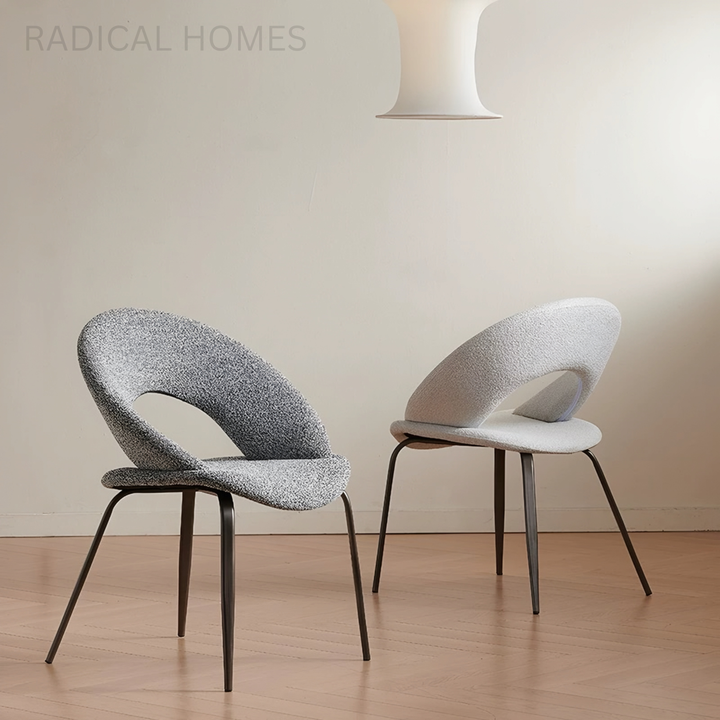 CELVIA Modern Fabric Dining Chair - Radical Homes Singapore