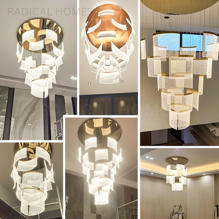 AURELION Modern Grand Chandelier - Radical Homes Singapore