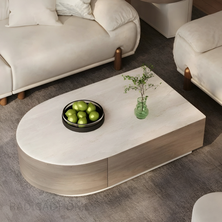 ARCUS Modern Sintered Stone Coffee Table Set