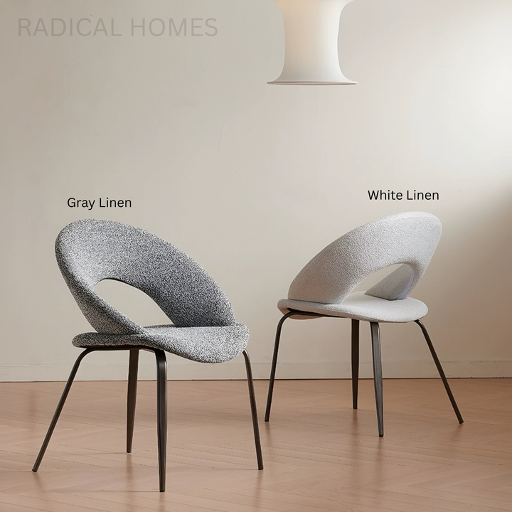 CELVIA Modern Fabric Dining Chair - Radical Homes Singapore