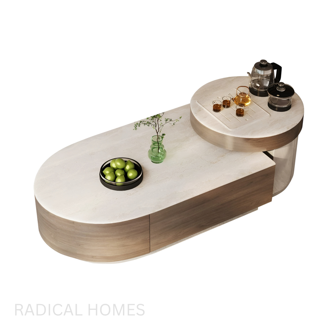 ARCUS Modern Sintered Stone Coffee Table Set