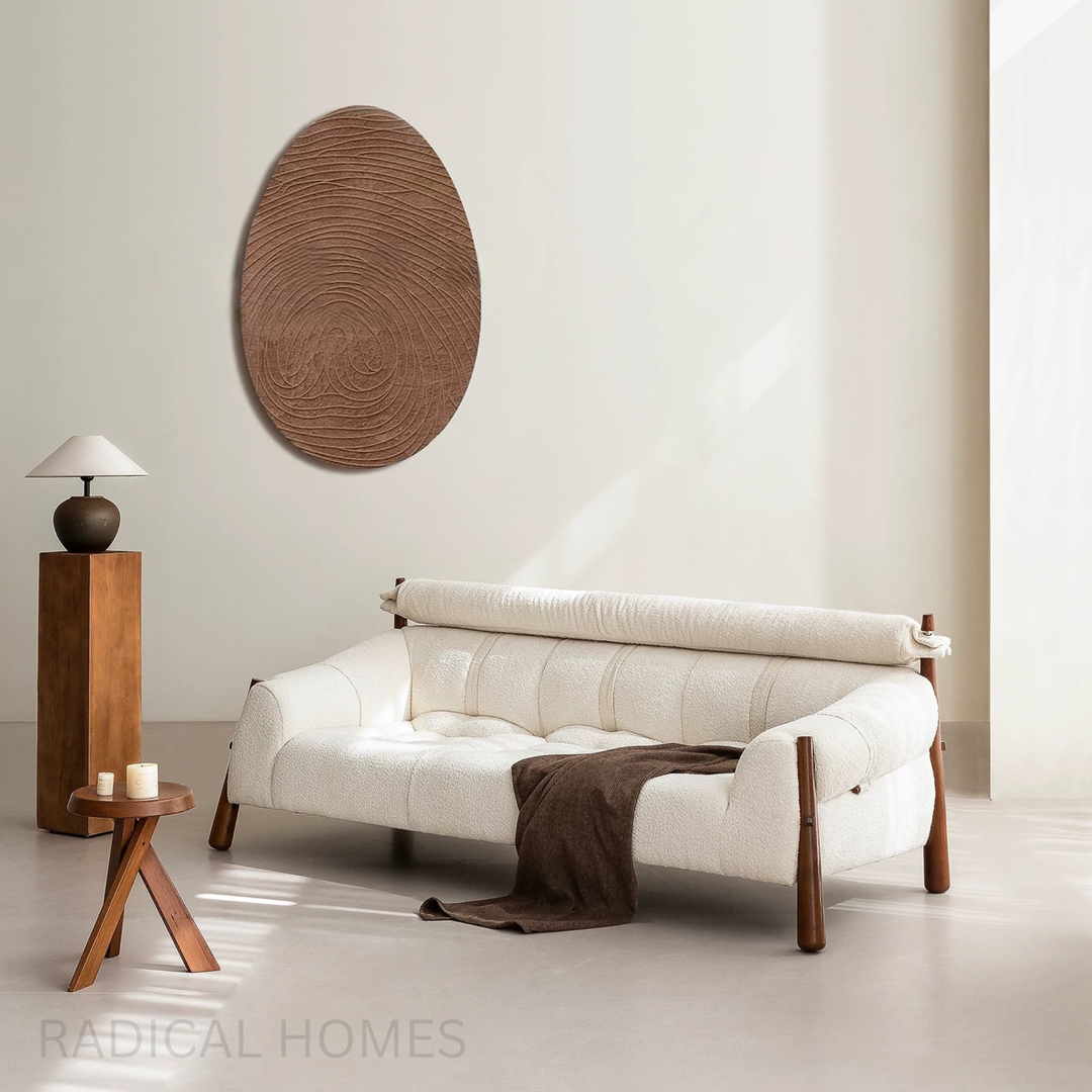 BURAN Modern Boucle Fabric Sofa