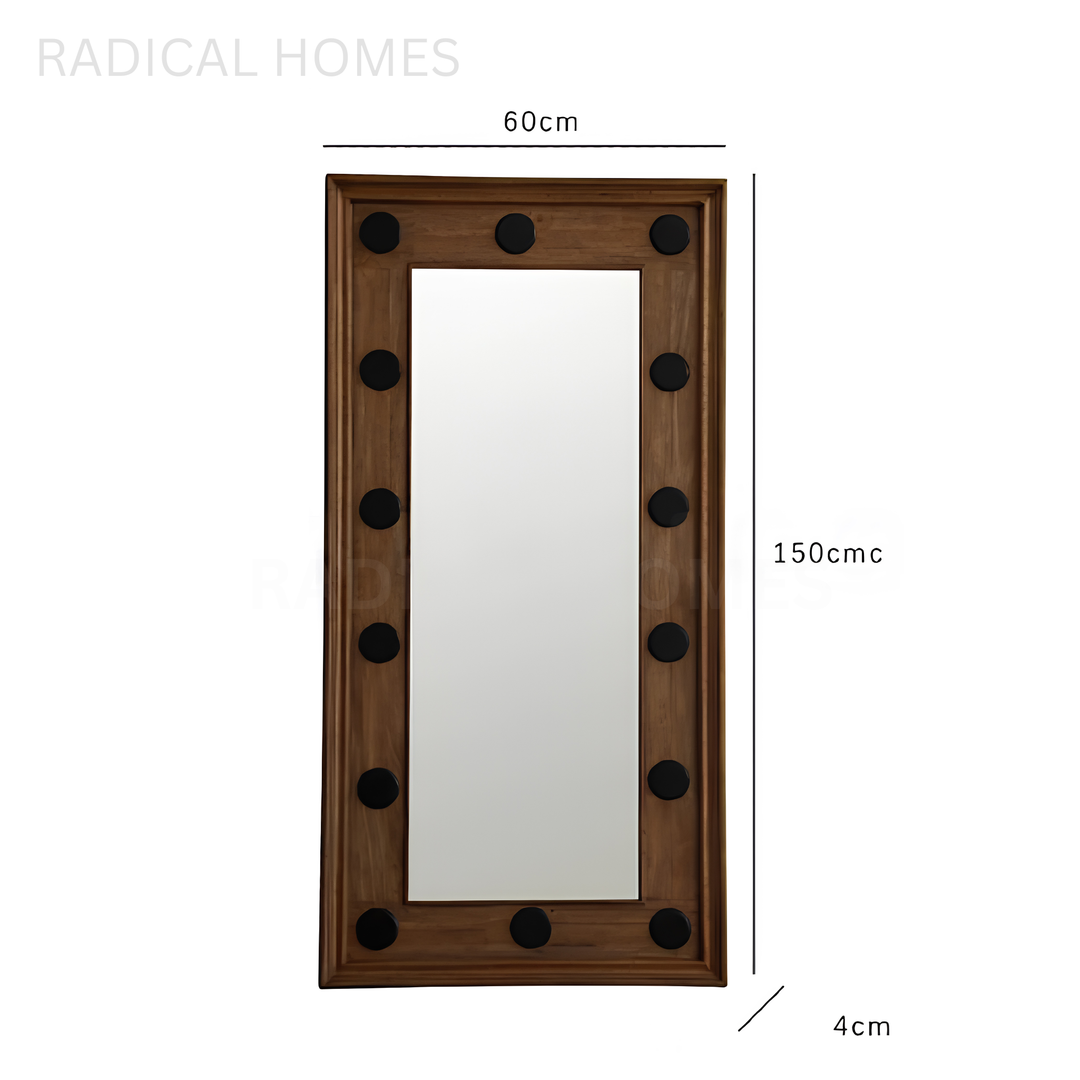 VALEN Aesop Solid Wood Wall Mirror