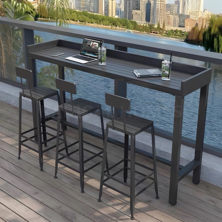 VRADA Modern Outdoor Bar Table