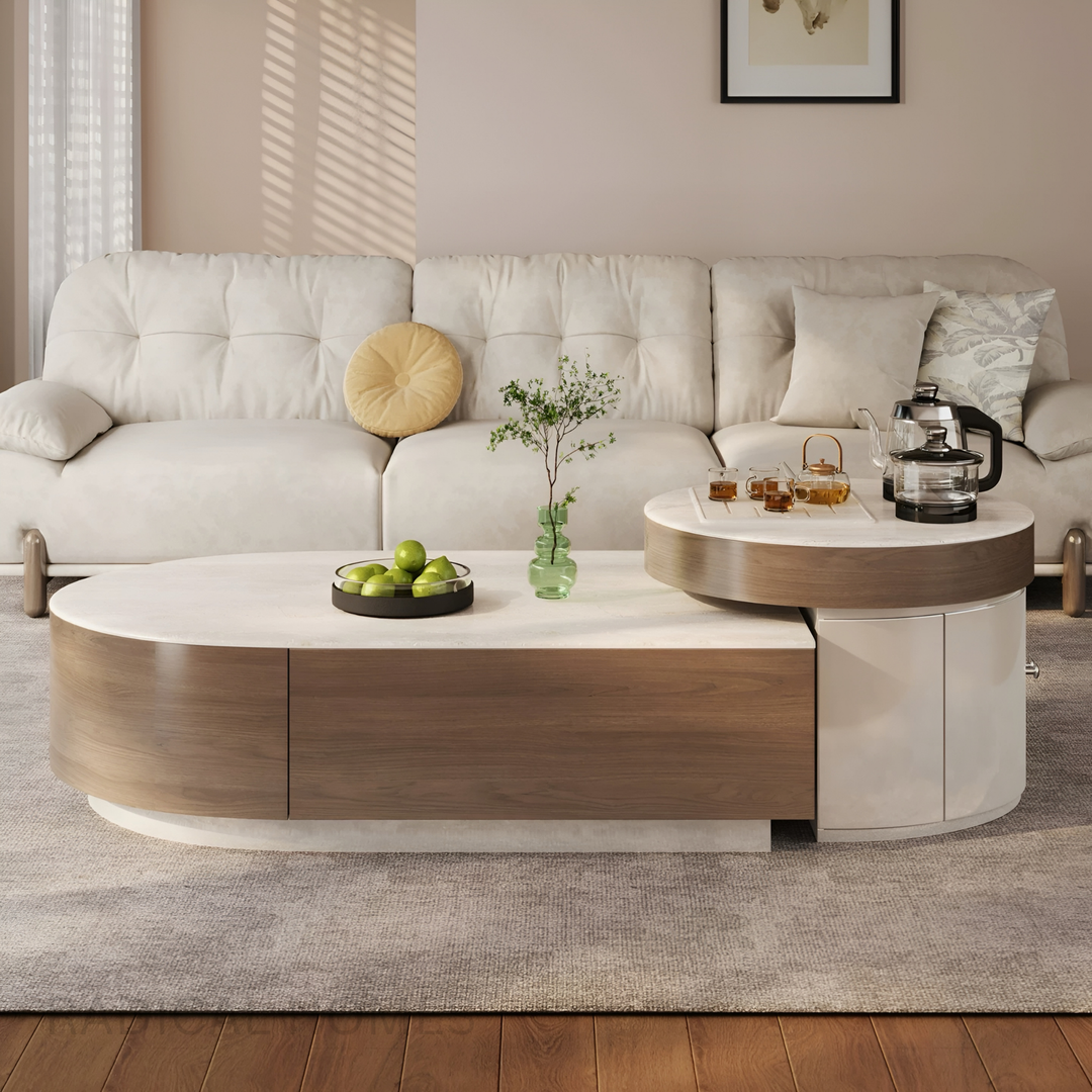 ARCUS Modern Sintered Stone Coffee Table Set