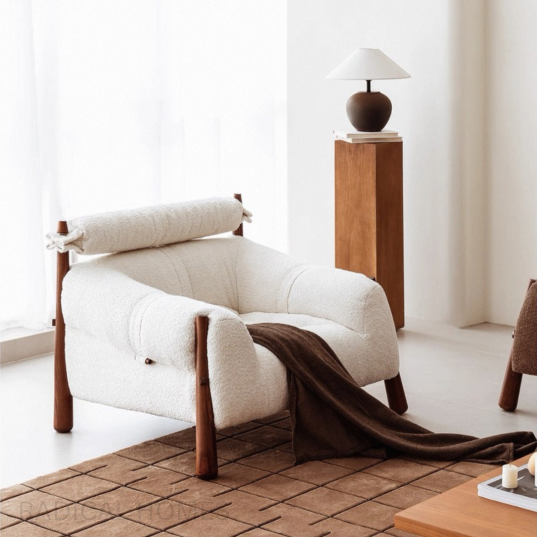 BURAN Modern Boucle Fabric Sofa