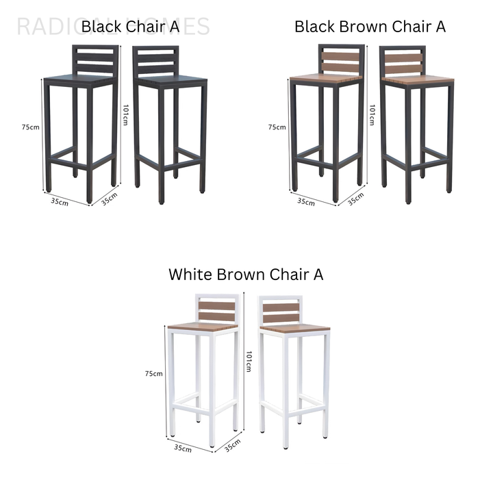 VRADA Modern Outdoor Bar Table