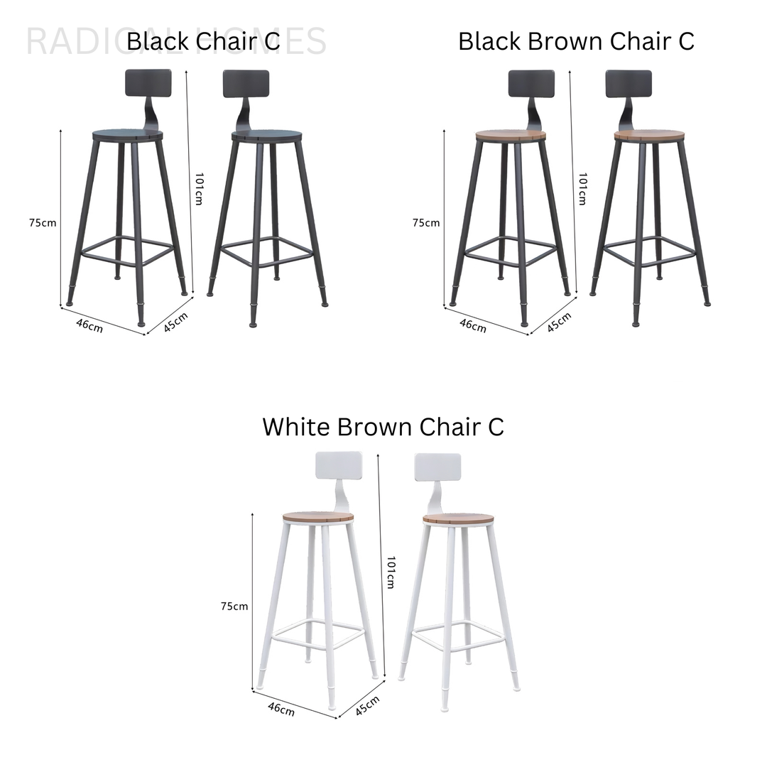 VRADA Modern Outdoor Bar Table