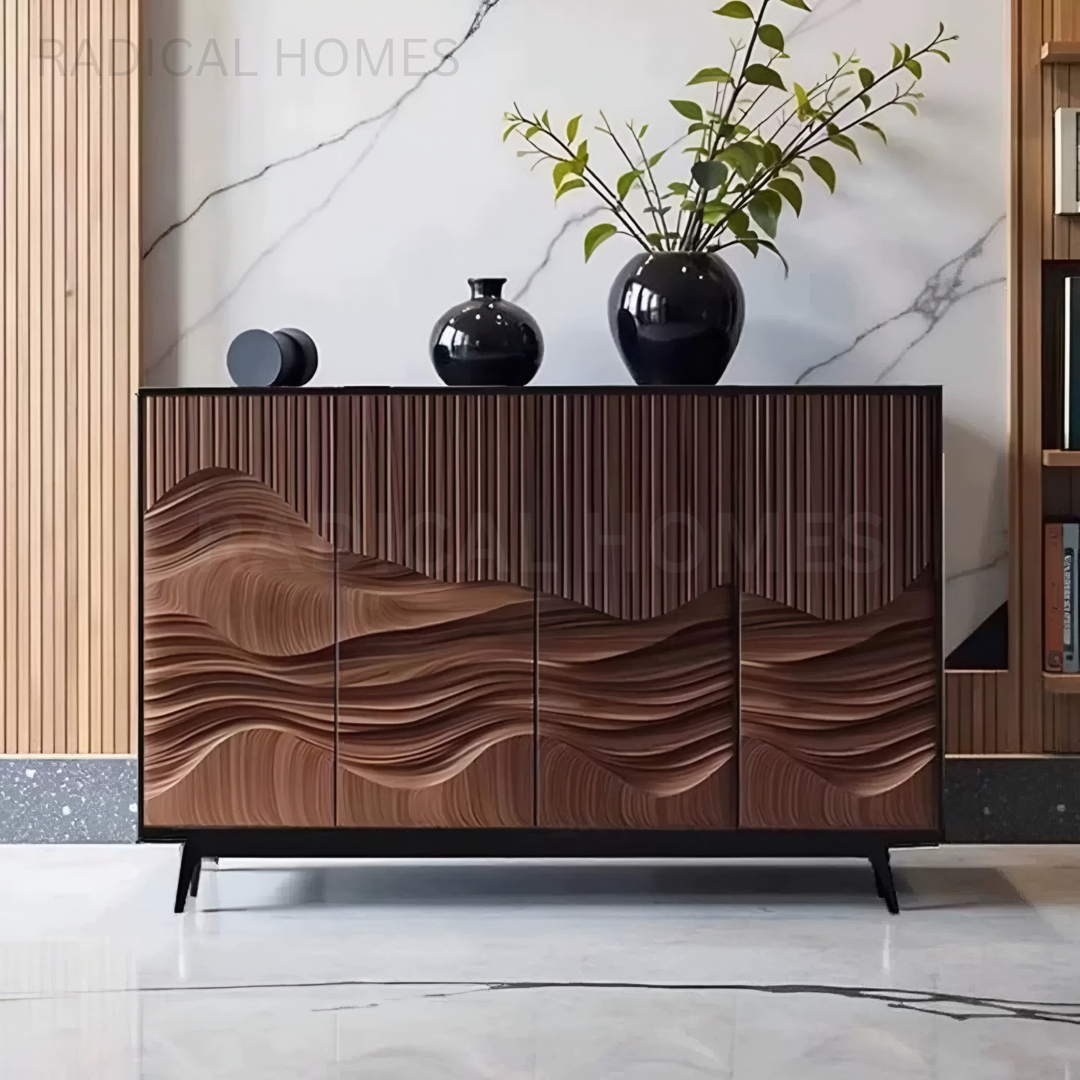 MARCEL Rustic Walnut Wood Sideboard