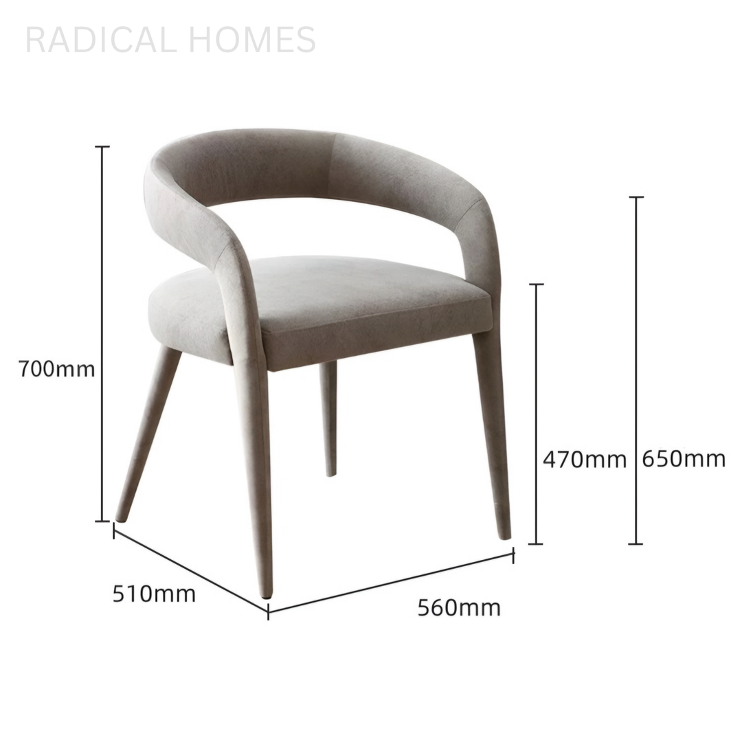 ARLENE Modern Velvet Dining Chair