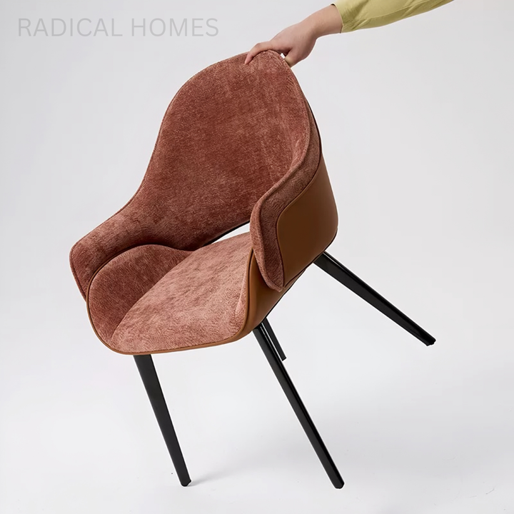 VERANO Modern Fabric Dining Armchair