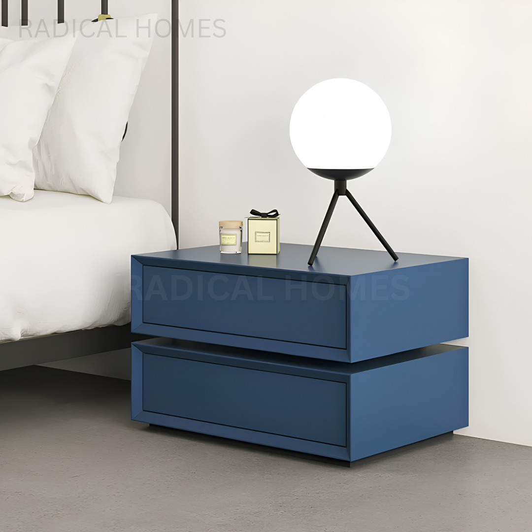 JERLING Modern Rotating Bedside Table