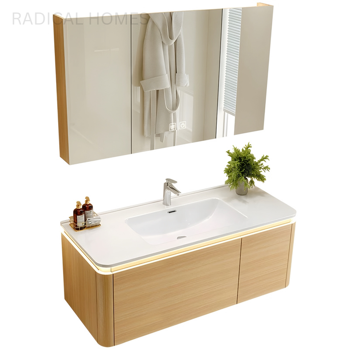 ZENORA Modern Compact Glow Vanity Set - Radical Homes Singapore