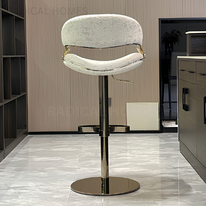 KAYLEE Modern Fabric Bar Stool