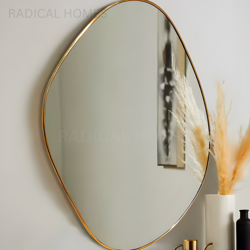LEI Modern Irregular Wall Mirror - Radical Homes Singapore