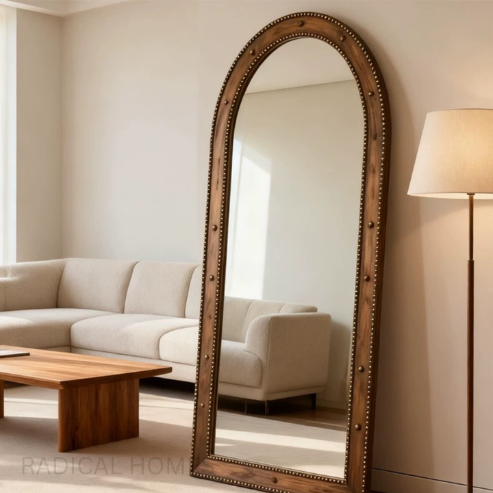 ARVINE Vintage Full Length Arch Mirror - Radical Homes Singapore