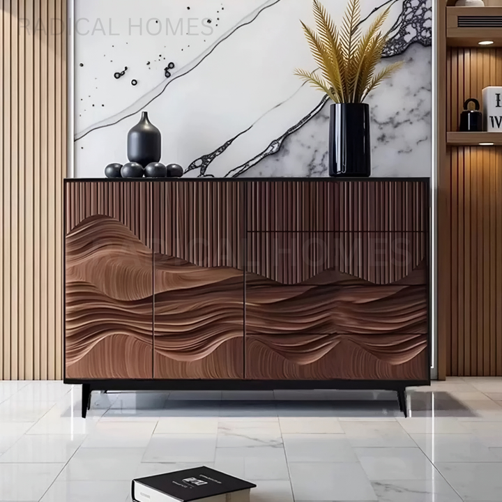 MARCEL Rustic Walnut Wood Sideboard