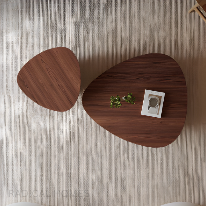 PRATO Sculptural Wooden Coffee Tables