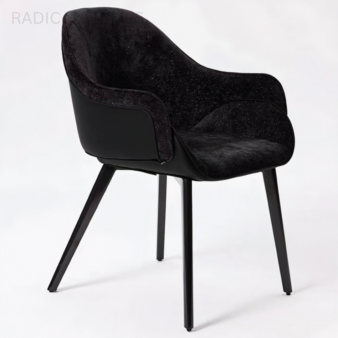 VERANO Modern Fabric Dining Armchair