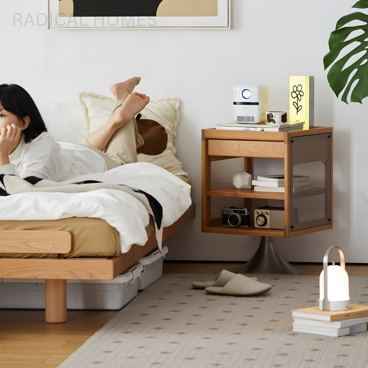 HAYLO Modern Rotatable Bedside Table