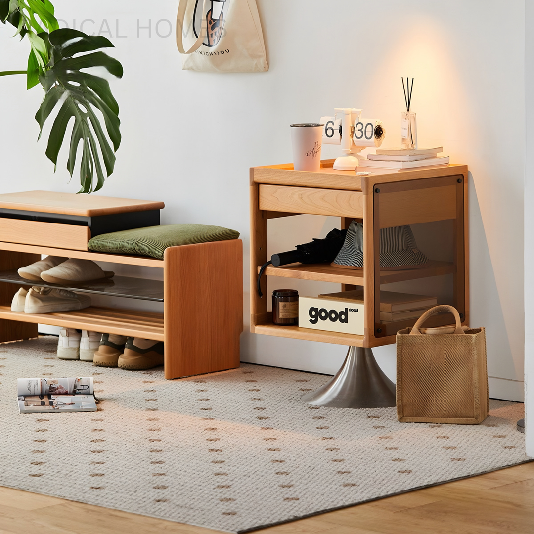 HAYLO Modern Rotatable Bedside Table