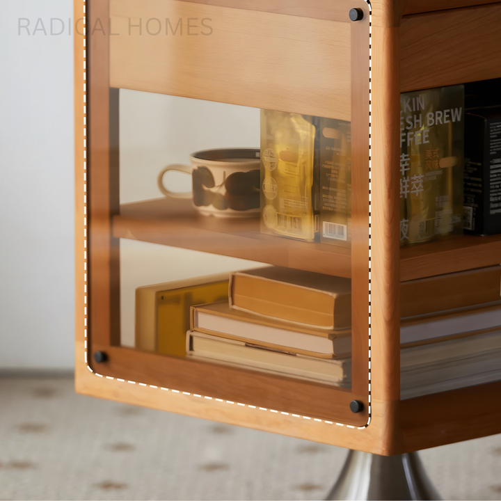 HAYLO Modern Rotatable Bedside Table