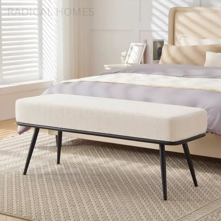 LAPID Modern Lambswool Bench - Radical Homes Singapore