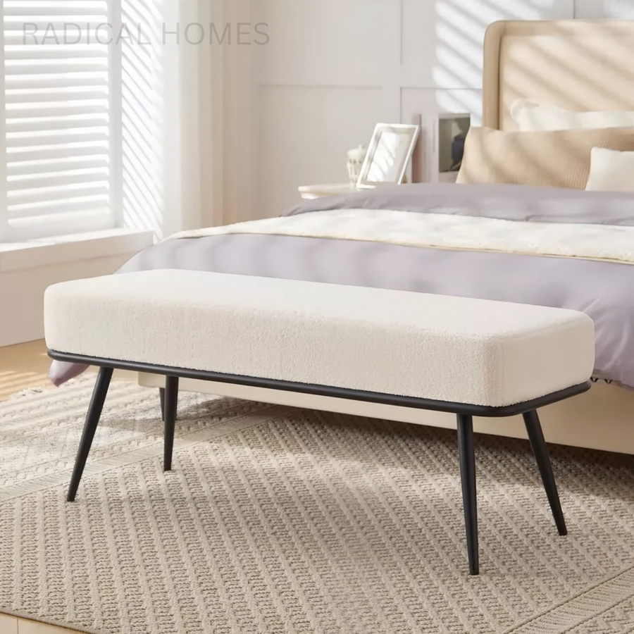 LAPID Modern Lambswool Bench - Radical Homes Singapore