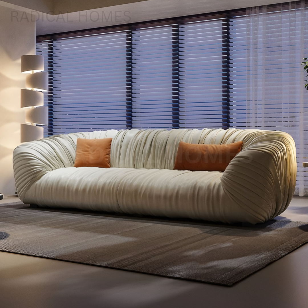 ESFEO Modern Leather Sofa - Radical Homes Singapore