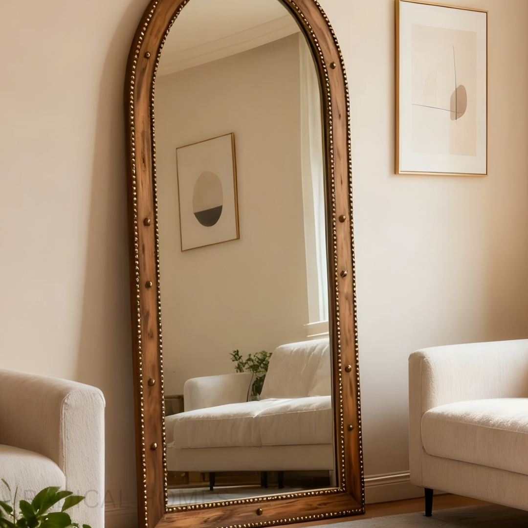 ARVINE Vintage Full Length Arch Mirror - Radical Homes Singapore