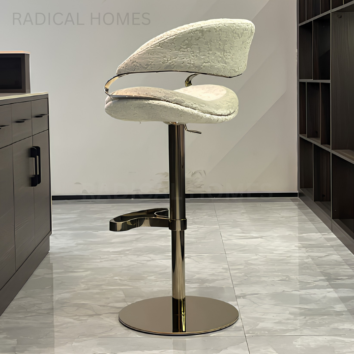 KAYLEE Modern Fabric Bar Stool